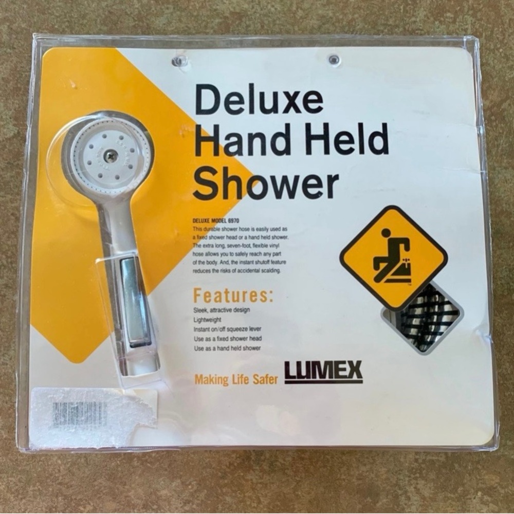Lumex Deluxe Hand Held Shower Model 6970 New In Packaging